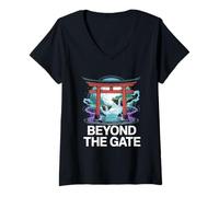 Mujer Gráfico Beyond The Gate Camiseta Cuello V