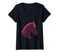Mujer Gráfico de I Love My Horse para un Amante de los Caballos, Propietario de Caballos, My Horse Camiseta Cuello V