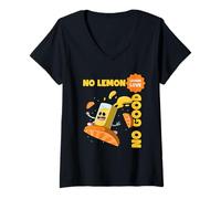 Mujer Gráfico Divertido de No Lemon No Love Camiseta Cuello V