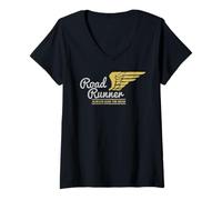 Mujer Gráfico Road Runner Always Lead The Road Wing Camiseta Cuello V