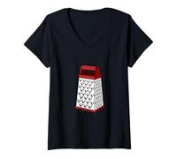 Mujer Granate Rojo Borgoña Color Love-Hurts Maroon Camiseta Cuello V