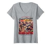 Mujer Grand Canyon Adventures Scenic - Gran Cañón Estados Unidos Camiseta Cuello V