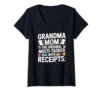 Mujer Grandma MOM I VE Seen IT All and I Still Brought Extra Wipes Camiseta Cuello V