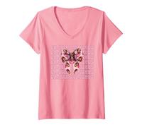 Mujer Grandmasaurus Trex Abuela Tyrannosaurus Rex Dinosaurio Nana Camiseta Cuello V