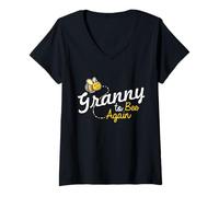 Mujer Granny to Bee Again, Camiseta para Abuela Otra Vez Camiseta Cuello V