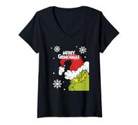 Mujer Grinch - Grinchy In The Corner Camiseta Cuello V