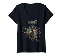Mujer Gryffindor León Coraje y Valor Camiseta Cuello V
