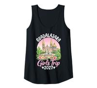 Mujer Guadalajara Girls Trip 2027 México Girls Weekend Camiseta sin Mangas