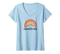 Mujer Guadalupe Peak (Texas) Camiseta Cuello V
