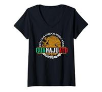 Mujer Guanajuato Mexico Perla del Bajío Souvenir Mexicans Camiseta Cuello V