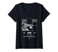 Mujer Guardián de Reptiles de Serpientes de manglar Camiseta Cuello V