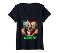 Mujer Guerrero Luchador No Solo Sueñes Camiseta Cuello V