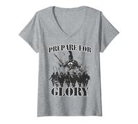 Mujer Guerreros Esparta T Leonidas Soldados De La Falange Griega Camiseta Cuello V