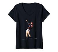 Mujer Guns N' Roses Axl Rose Usa tu ilusión World Tour Wembley Camiseta Cuello V