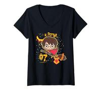 Mujer H. Potter Quidditch Seeker Aventura Mágica Camiseta Cuello V