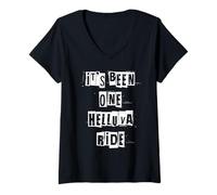 Mujer Ha Sido un Paseo Helluva Camiseta Cuello V