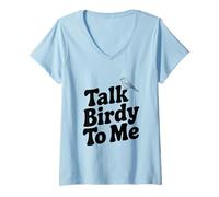 Mujer Háblame Birdy Camiseta Cuello V