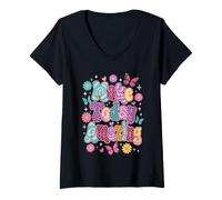 Mujer Haga Que Hoy Sea increíble la mentalidad de Crecimiento de Las Mujeres Dicho Motivacional Camiseta Cuello V