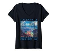Mujer Haleakala National Park | Hawaii Camiseta Cuello V