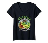 Mujer Haleakala National Park | Hawaii Camiseta Cuello V