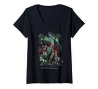 Mujer Halloween Horror Nights Gargoyle Guardian Camiseta Cuello V