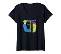 Mujer Halloween II The Nightmare Pop Michael Myers Camiseta Cuello V