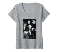 Mujer Hank Marvin Las Sombras Apache Era 1968 Camiseta Cuello V