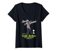 Mujer Happy Gilmore 30th Anniversary Shooter McGavin Camiseta Cuello V