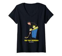Mujer Happy Gilmore 30th Anniversary Tap Tap Taparoo Camiseta Cuello V