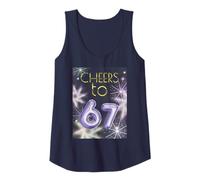 Mujer Happy New Year with a 6 7 Zoomer Meme Vibe. 2026 Countdown Camiseta sin Mangas