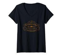 Mujer Hardcore Carnivore Estilo de Vida 100% a Base de Carne - Meat Eater Camiseta Cuello V