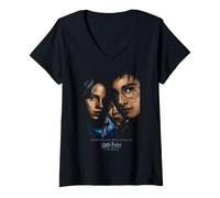 Mujer Harry Potter Azkaban | Mercancía Oficial de la película | WBUHPT03 Camiseta Cuello V