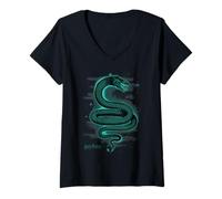 Mujer Harry Potter Basilisk Stars Camiseta Cuello V