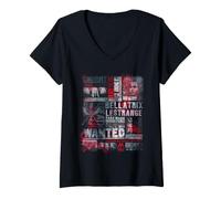 Mujer Harry Potter Bellatrix Lestrange Word Art Camiseta Cuello V
