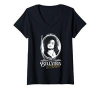 Mujer Harry Potter Dark Arts Bellatrix Lestrange Portrait Camiseta Cuello V