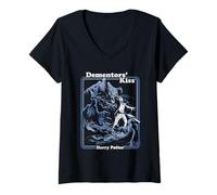 Mujer Harry Potter Dementors Kiss Vintage Camiseta Cuello V