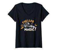 Mujer Harry Potter Hagrid Fueled by Magic Camiseta Cuello V