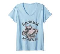 Mujer Harry Potter Hagrids Motorbike Camiseta Cuello V