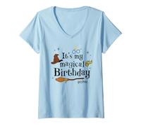 Mujer Harry Potter It's My Magical Birthday Camiseta Cuello V