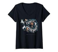 Mujer Harry Potter Nuevo Diseño 2025 Expect Patronum Camiseta Cuello V