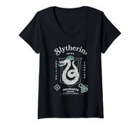 Mujer Harry Potter Nuevo diseño 2025 Orgullo de Slytherin Camiseta Cuello V