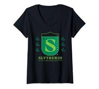 Mujer Harry Potter Nuevo diseño 2025 Slytherin Pride Ambition Camiseta Cuello V