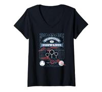 Mujer Harry Potter Quidditch en Hogwarts Golden Snitch Camiseta Cuello V