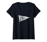 Mujer Harry Potter Slytherin Hogwarts House Pride Camiseta Cuello V