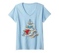 Mujer Harry Potter Tale of The Three Brothers Camiseta Cuello V