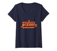 Mujer Harry Potter Weasley's Wizard Wheezes Advertisement Camiseta Cuello V