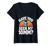 Mujer ¿Has Visto a mi Gracioso mecánico de automóviles con Enchufe de 10 mm, un tío Divertido? Camiseta Cuello V