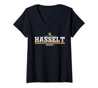 Mujer Hasselt Belgium Camiseta Cuello V
