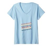 Mujer Havana Funny Retro Vintage Dicho Cuba Travel Camiseta Cuello V