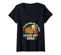 Mujer Haz Que Las Vegas Sean Baratas Otra Vez Retro Las Vegas Buffets Casino Party Camiseta Cuello V